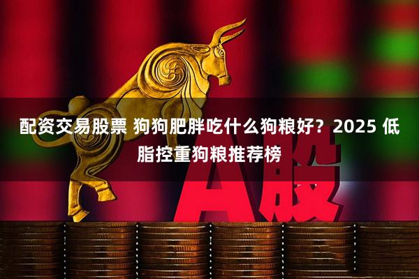 配资交易股票 狗狗肥胖吃什么狗粮好？2025 低脂控重狗粮推荐榜